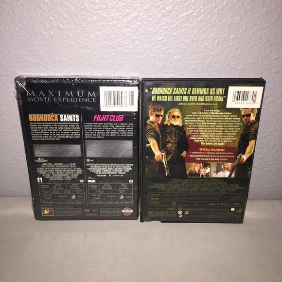 Dvd Sealed New The Boondock Saints / Fight Club + Used All Saints Day Sequel - Picture 2 of 6